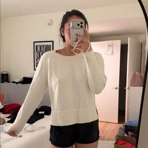 Banana Republic Women's white/Cream Sweater